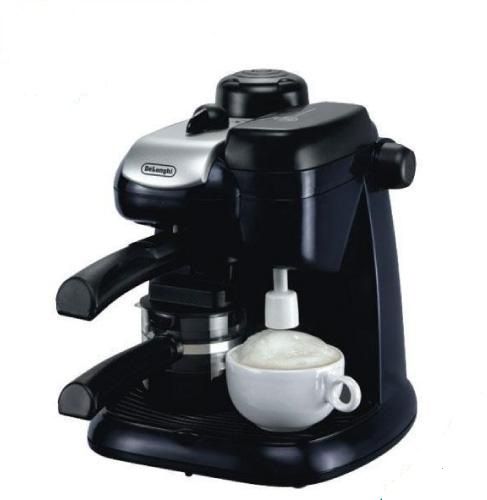 ماكينة قهوة اسبريسو وكابتشينو من ديلونجي - اسود, EC9 - الهدية